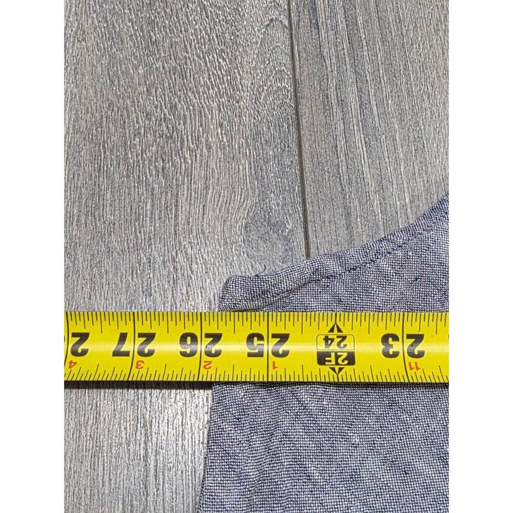 Lands' End 100% Linen Dress Sleeveless Swing Knee Length Grey 2X A003322 - Picture 7 of 10